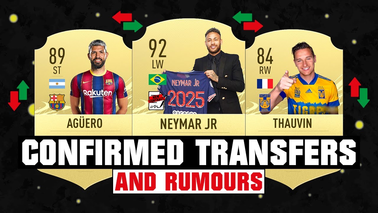 FIFA 22 | NEW CONFIRMED TRANSFERS & RUMOURS! 🤪🔥 ft. Neymar, Aguero, Thauvin... etc