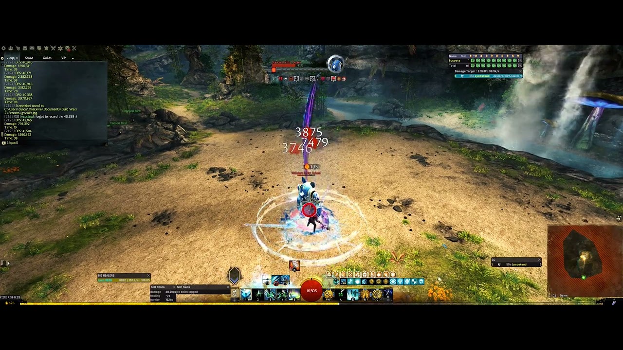 GW2 | Very angry Hammer DragonHunter - 40.694 DPS
