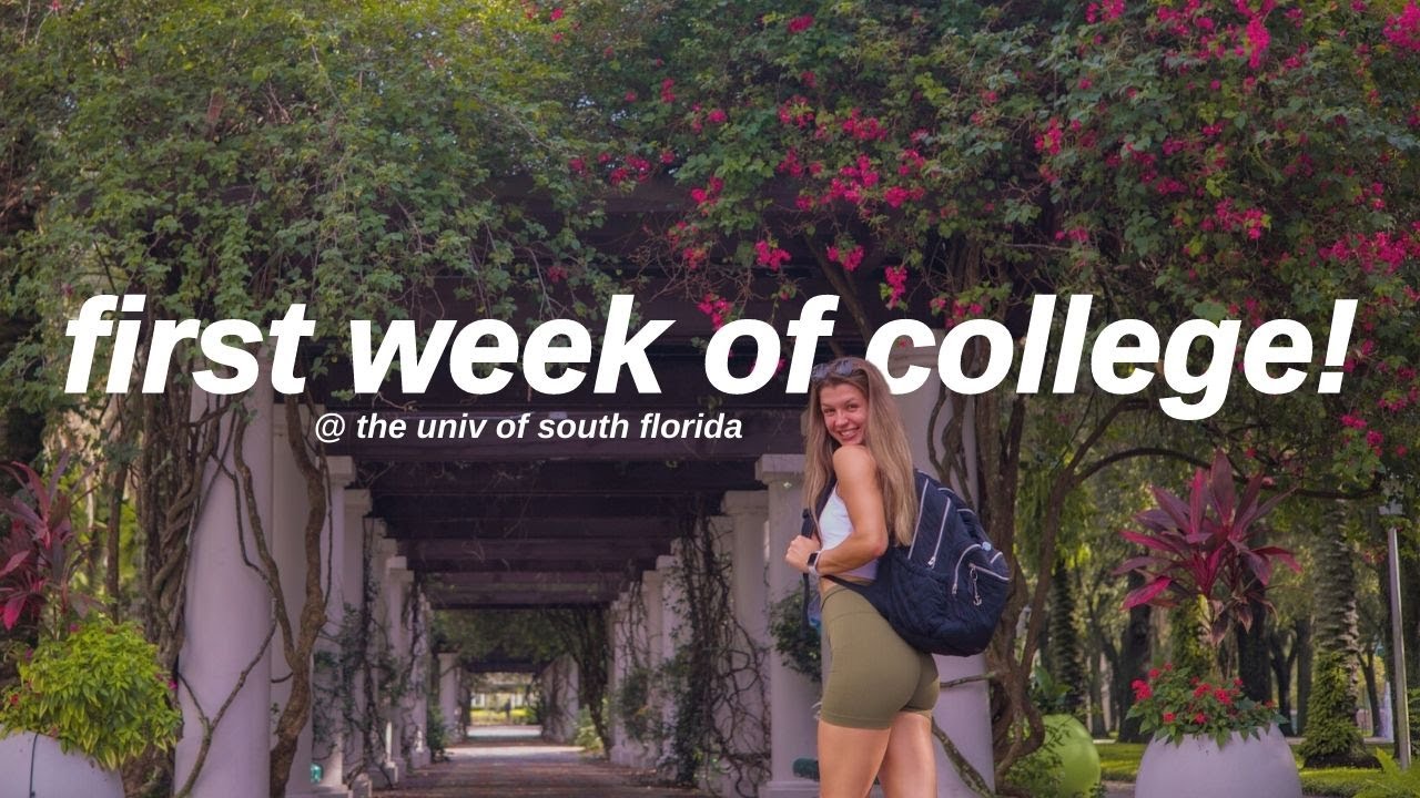 first week of college vlog @ usf! (sorority house life, media classes, flying drones)