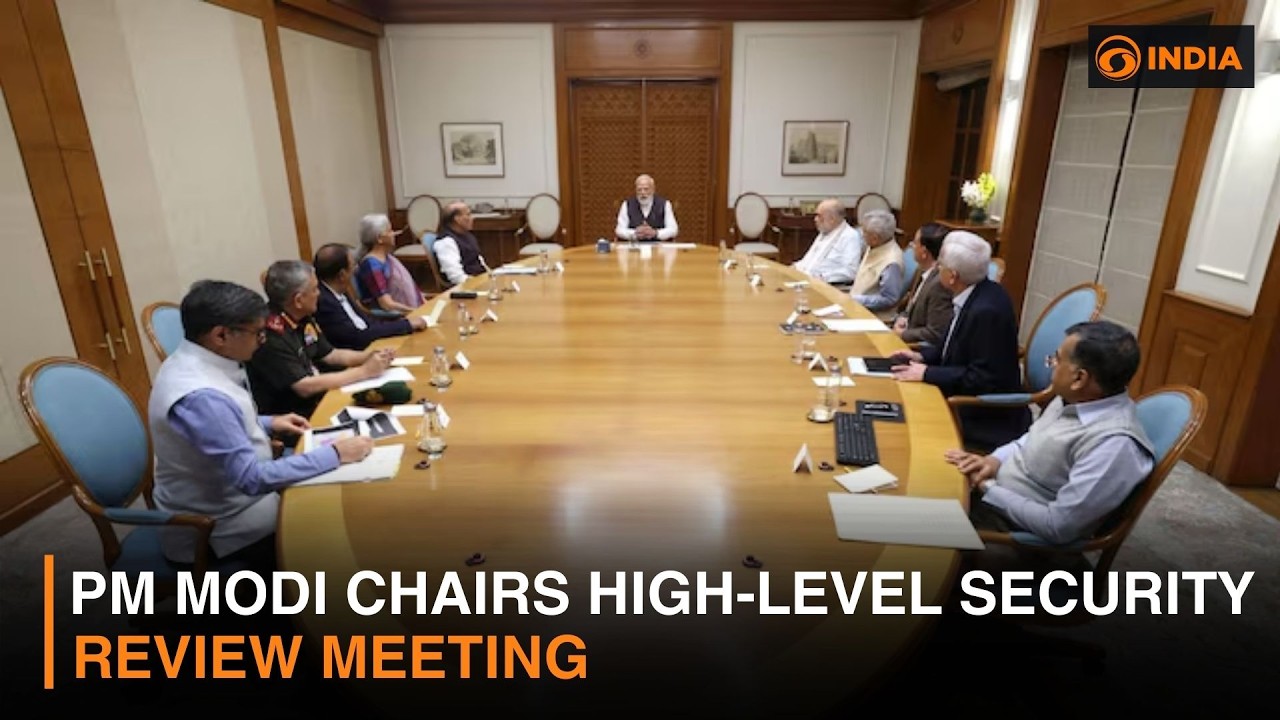 PM Modi Chairs High-Level Security Review Meeting