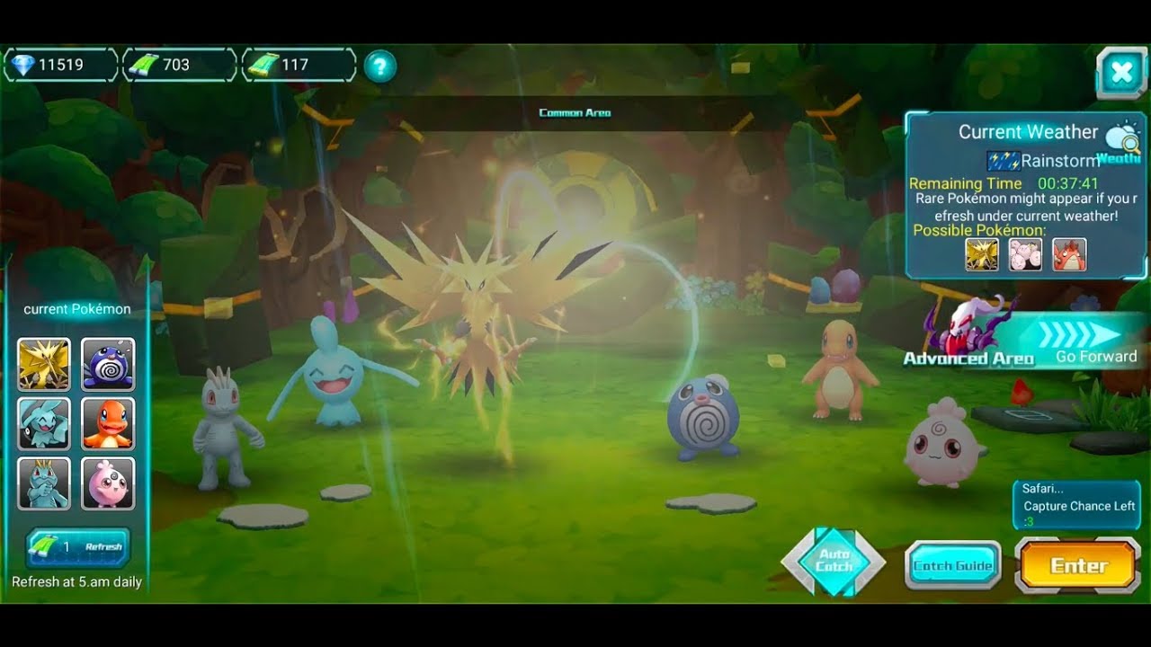 Pocket Arena/Pokeland Legends #472 (Catching Zapdos) - Android/iOS Gameplay