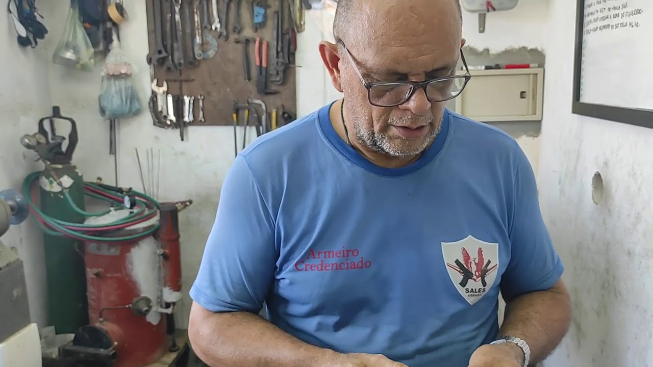 receita da oxidação parte 11 | finalizando a montagem dos revólveres polido e fosco | Sales Armeiro