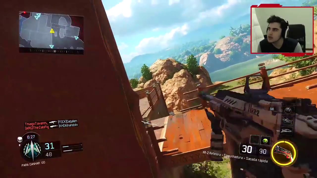 AD0LFzZ dando muito RAGE no Call Of Duty: Black Ops III (TENTE NÃO RIR)
