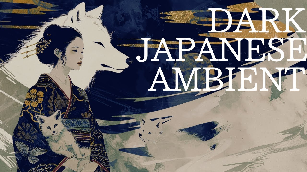 Dark Japanese Ambient instrumental- Spirit of the White Wolf  白狼に包まれて　koto Shamisen
