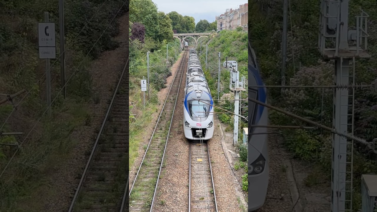 Horns and Beeps Leaving Amiens train station SNCF 84505 France 