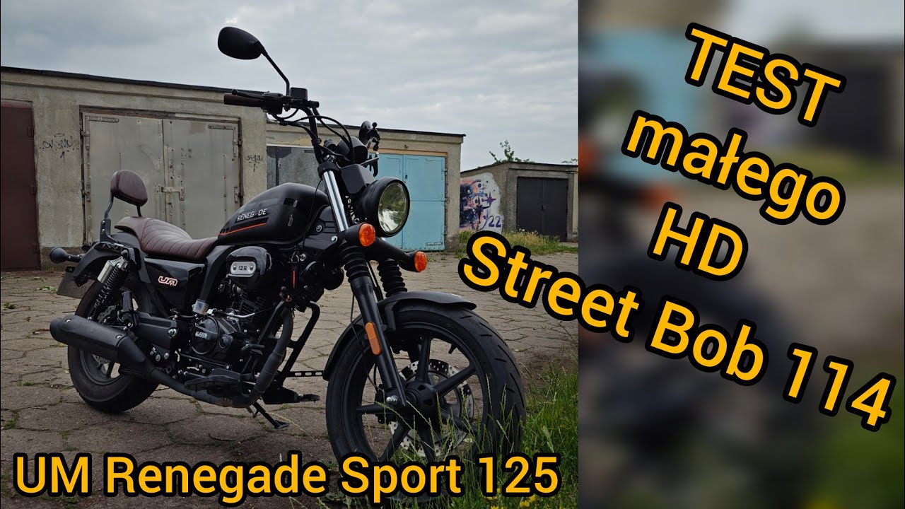 UM Renegade Sport 125 - test małego HD STREET BOB 114