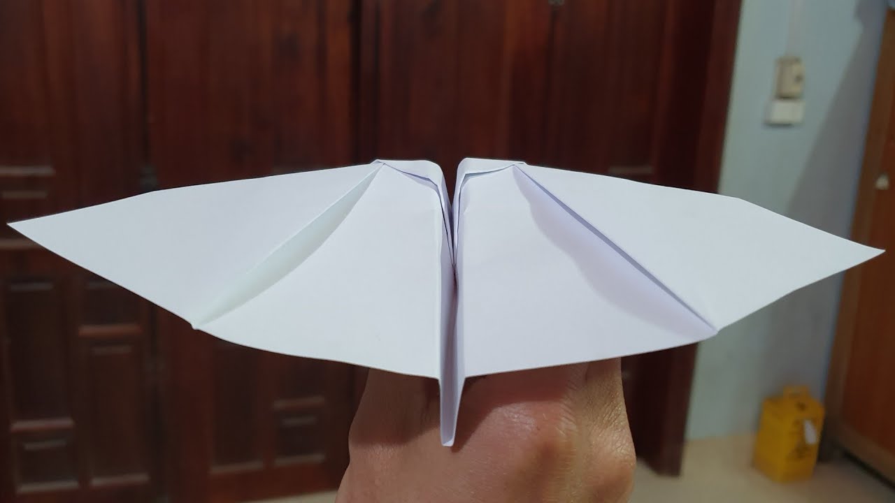 Cách gấp máy bay giấy vỗ cánh như loài dơi | gấp máy bay
