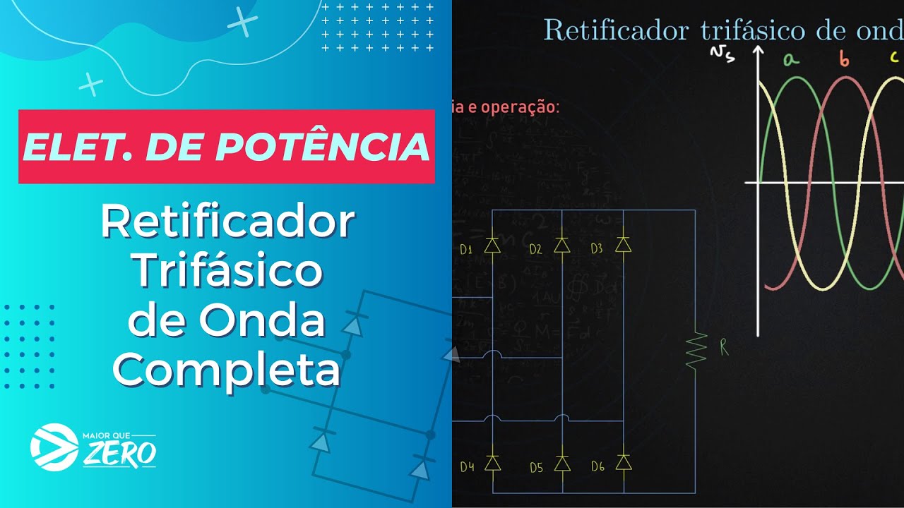 ⚡RETIFICADOR TRIFÁSICO NÃO CONTROLADO DE ONDA COMPLETA (#09)