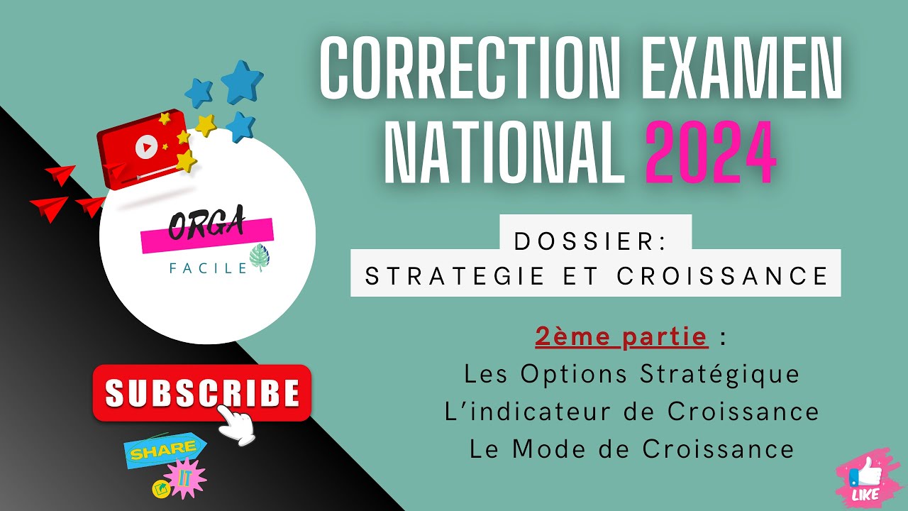 📌Correction de l'Examen National 2024 (2ème partie) + Révision programme + Conseils techniques👌🏼