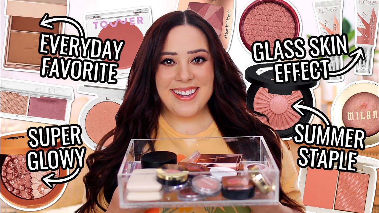 The BEST Glowy Blushes! ✨ You Won’t Regret Trying These 😍 // Drugstore & High End Favorites