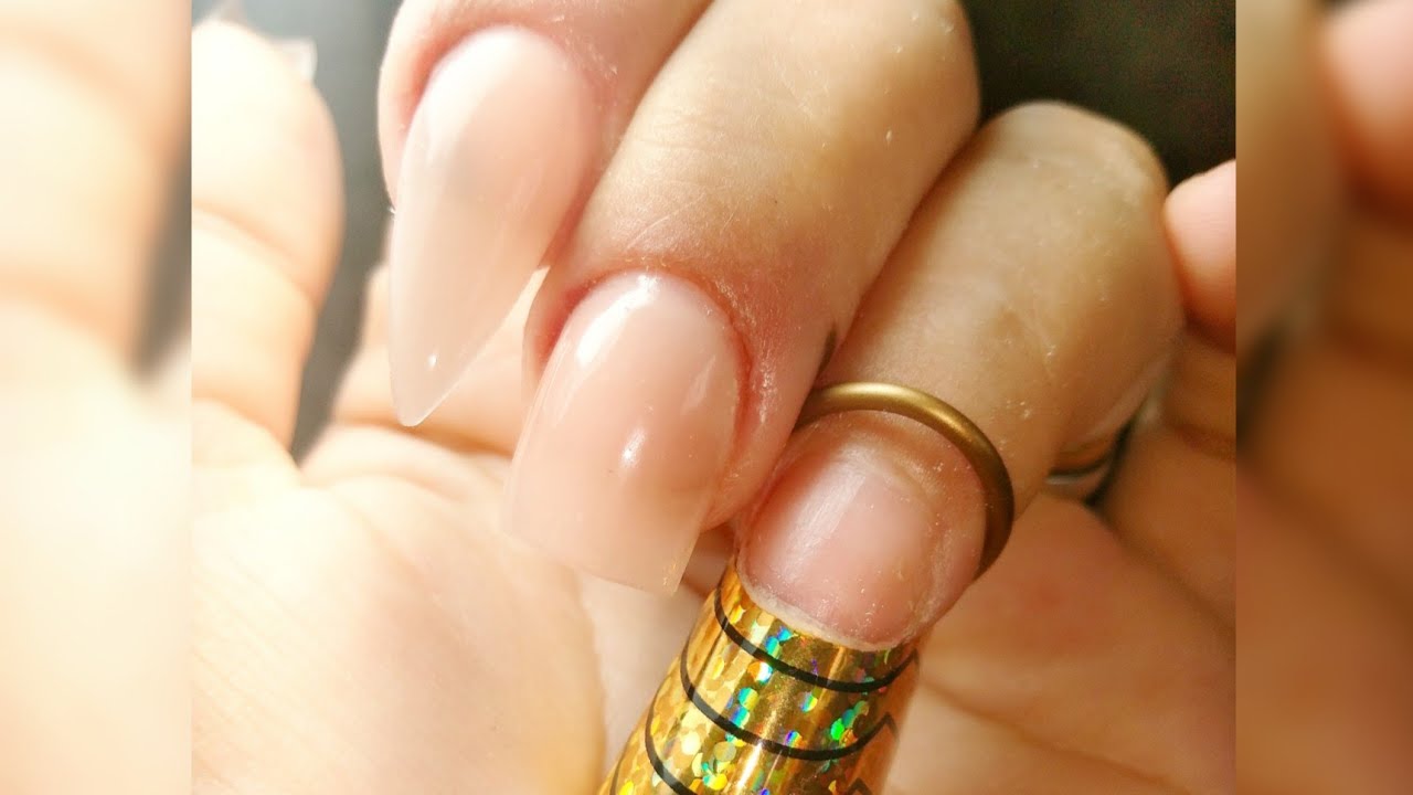 Alongamento em gel sem tips com molde reutilizável