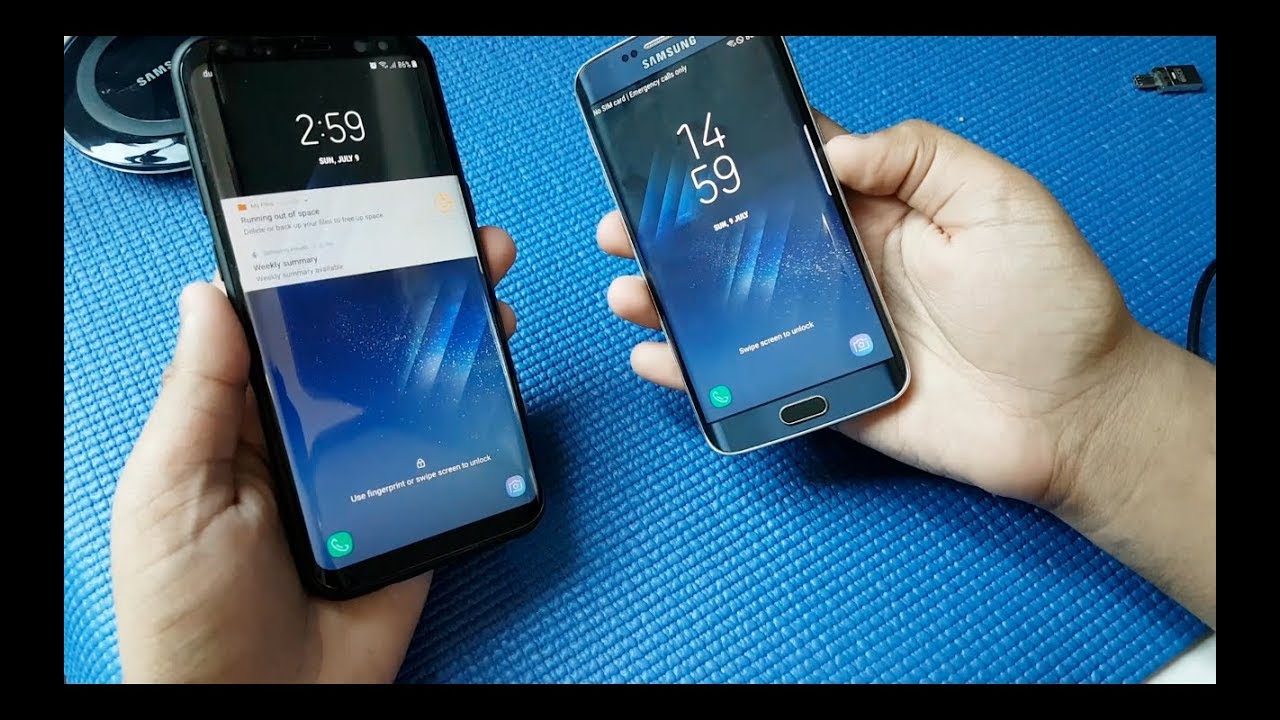 Samsung Galaxy S8+ VS Galaxy S6 Edge (Galaxy S8 Rom)