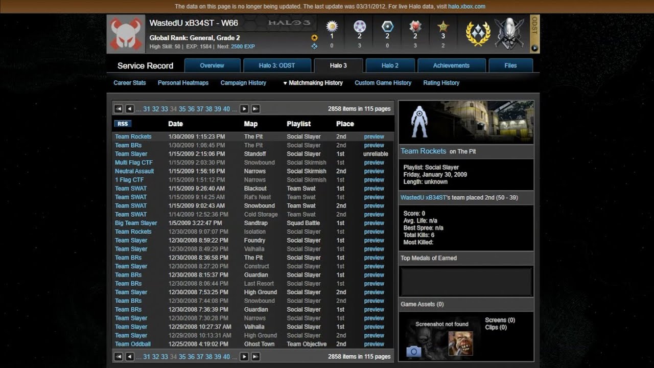 Bungie.net Archive VII - Halo 3 Playlist: Social Slayer  (Original Xbox Live Matchmaking)
