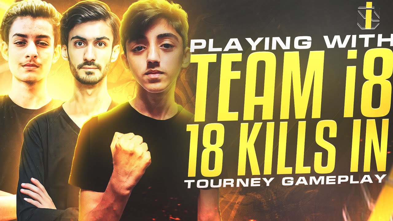 18 KILLS WITH TEAM i8 | PUBG TOURNAMENT MATCH HIGHLIGHTS