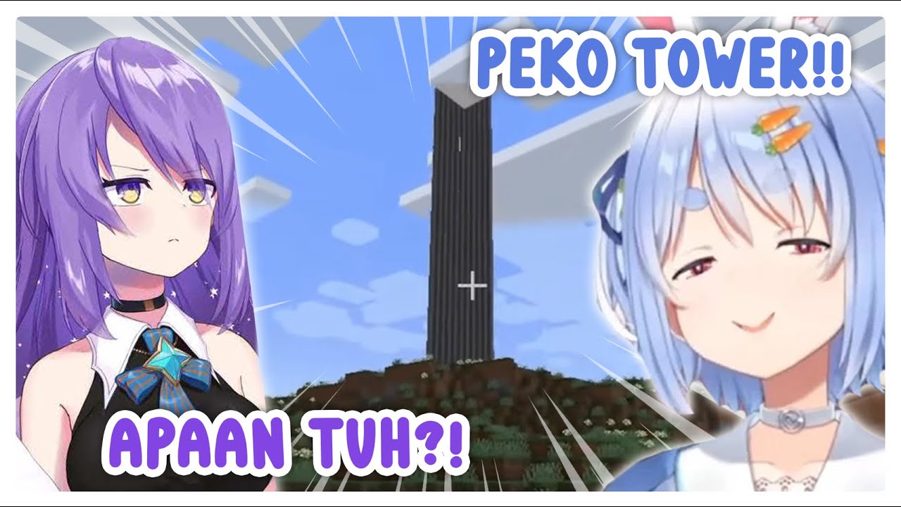 Server Baru Dibuka Tapi PEKORA Sudah Membuat PEKO TOWER Di New Server | (Hololive Clips)