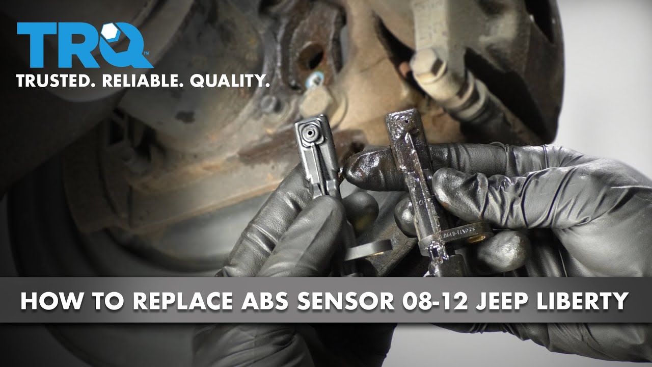 Как заменить задний датчик ABS на Jeep Liberty 08-12