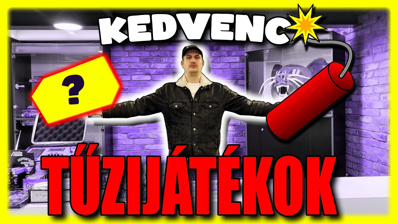 KEDVENC TŰZIJÁTÉKAITOK!😍🧨