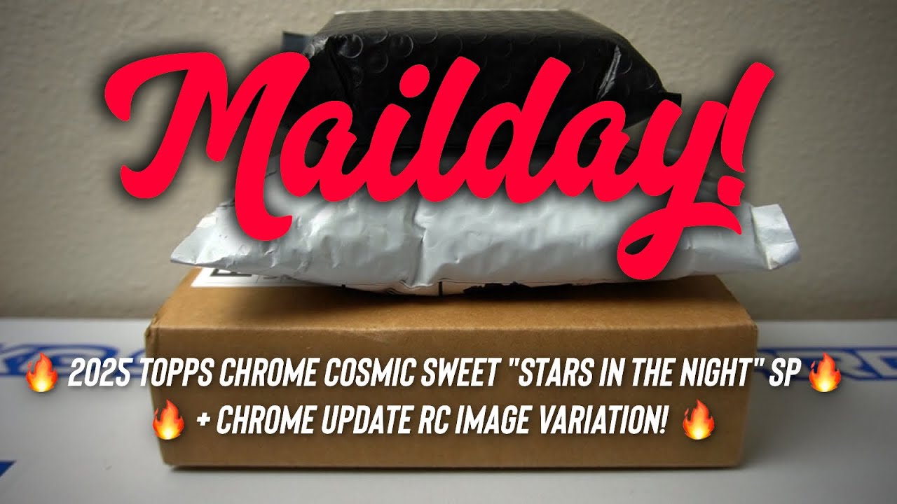 Почтовый день! Карточка Topps Chrome Cosmic SWEET 