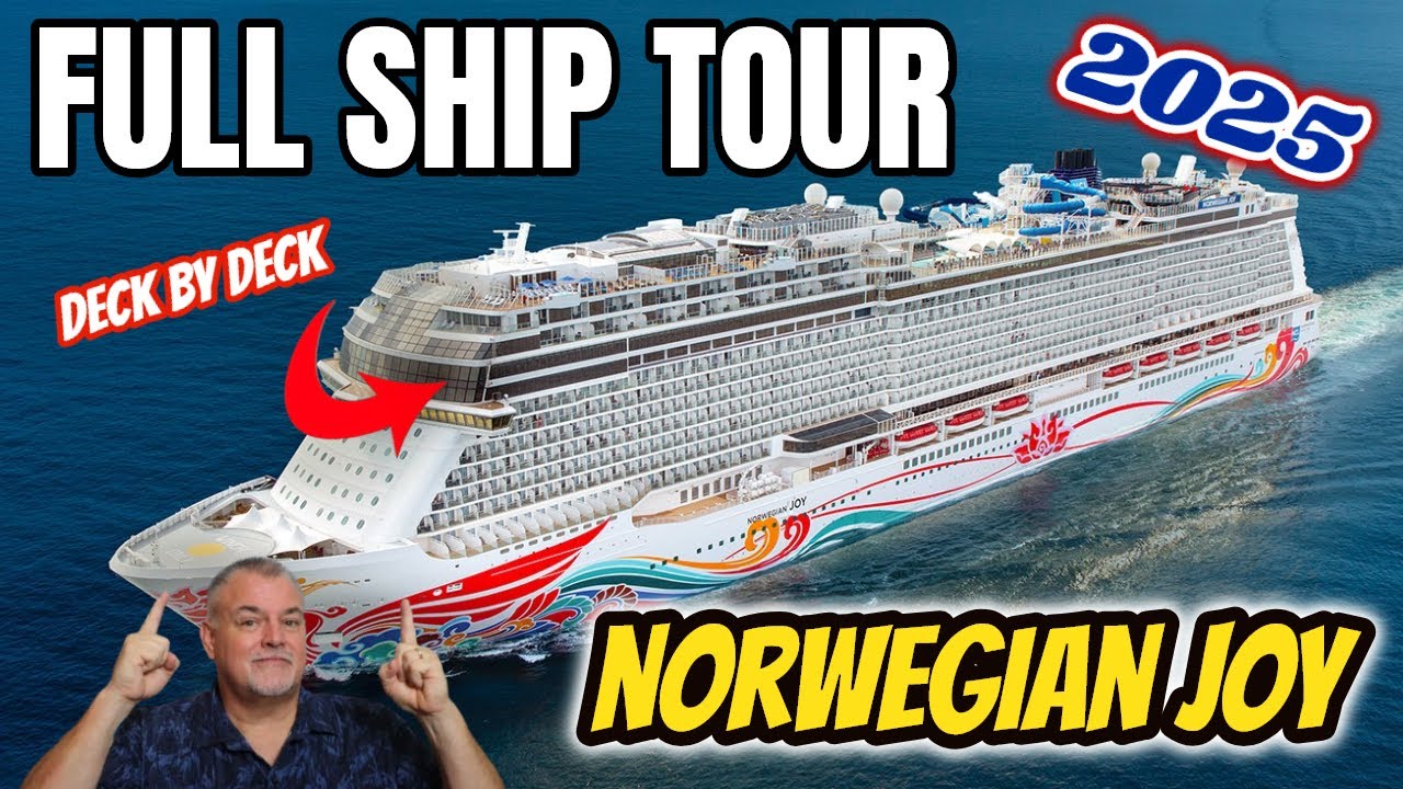 Тур на Norwegian Joy Ship Tour 2025 | Обзор палубы за палубой
