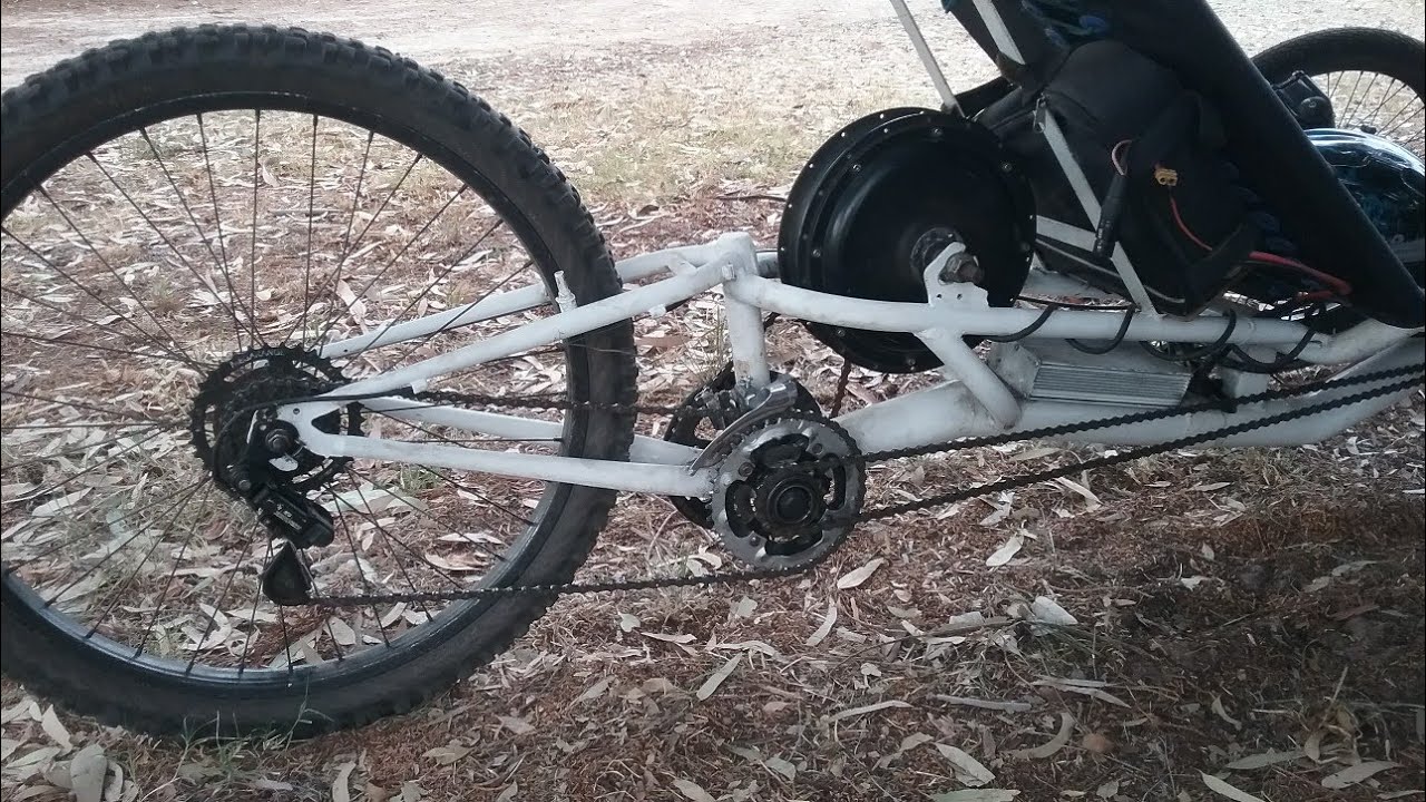 How I converted a hub motor to mid drive
