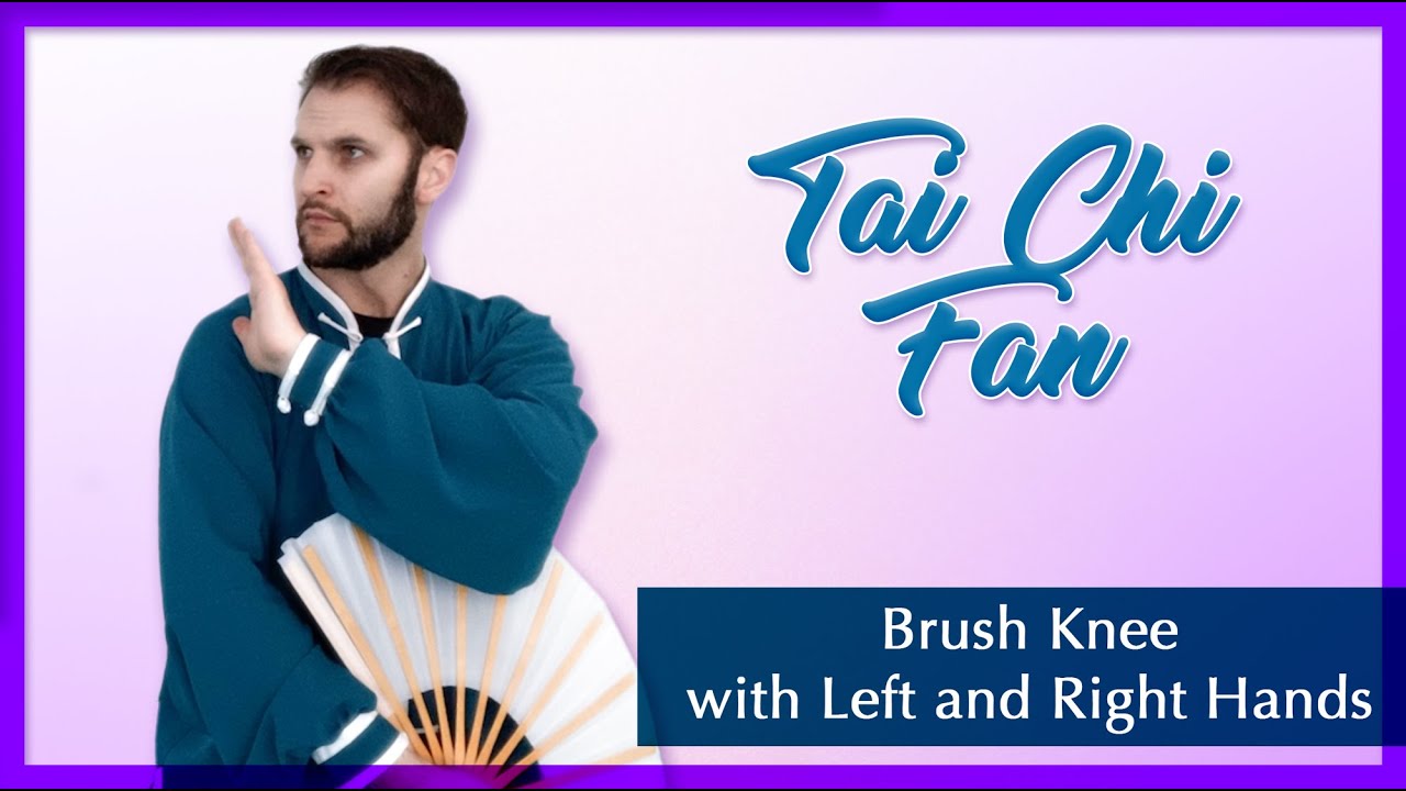 Tai Chi Fan - Brush Knee and Twist Step