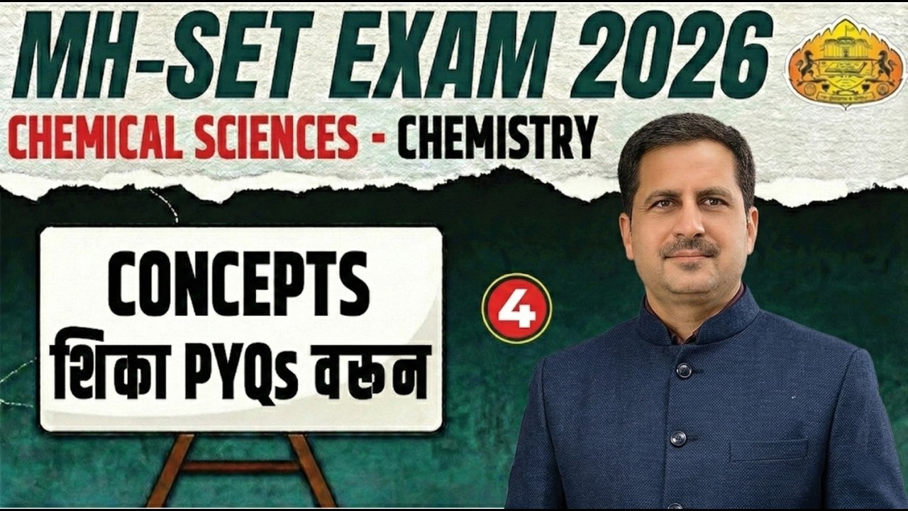 MH-SET 2026 Chemical Sciences | Concepts + PYQs Strategy | Sure Shot Preparation | Important Concept