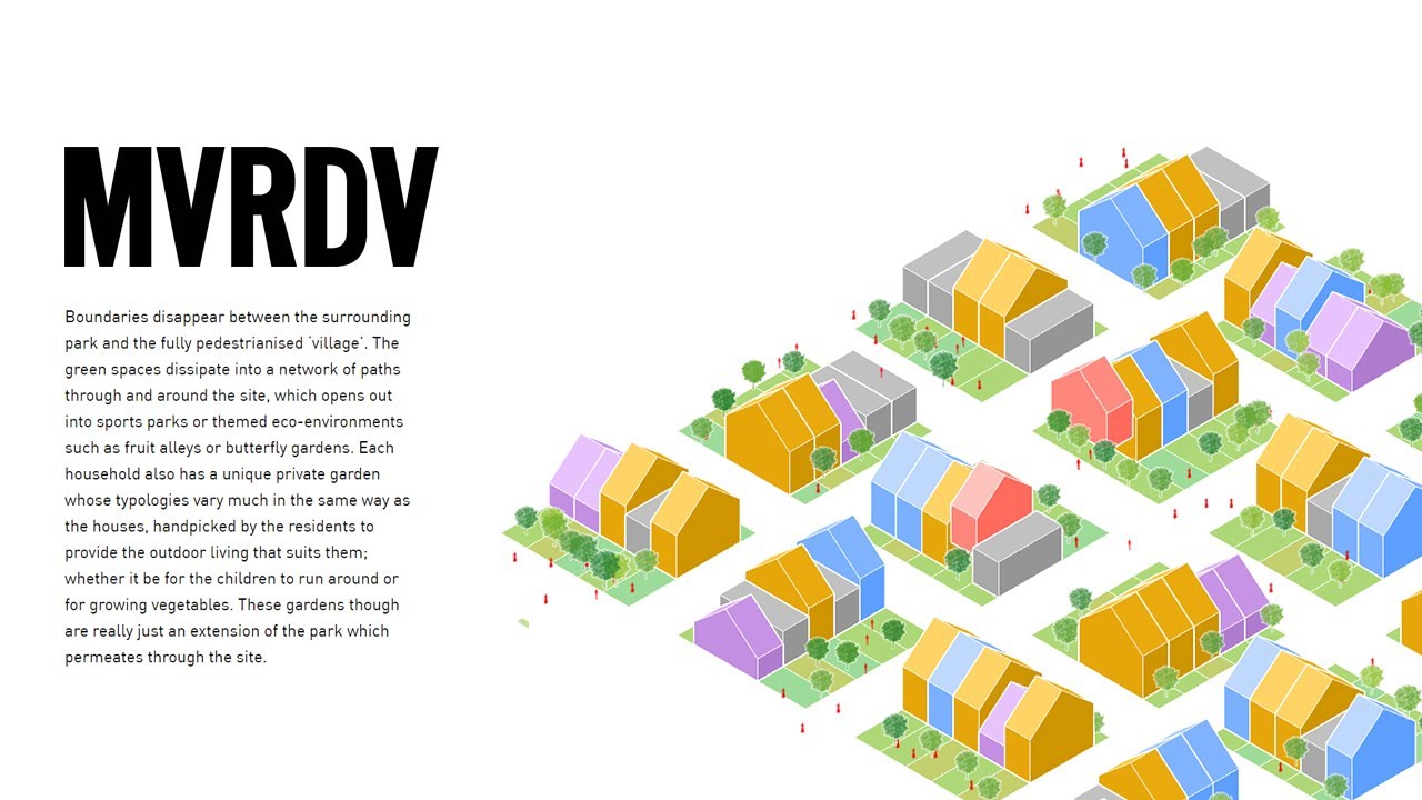 Диаграмма MVRDV с Rhino + Photoshop | Учебное пособие по работе с растровой графикой
