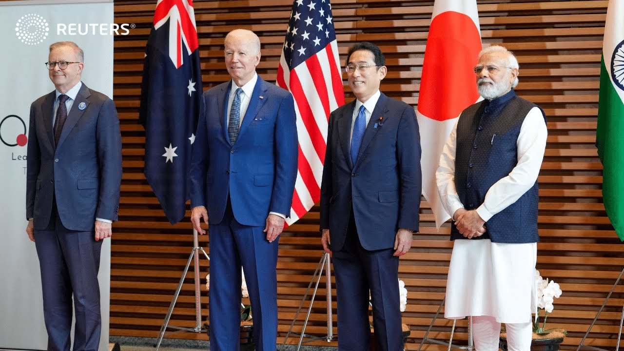 Quad leaders vow to stand for free, open Indo-Pacific