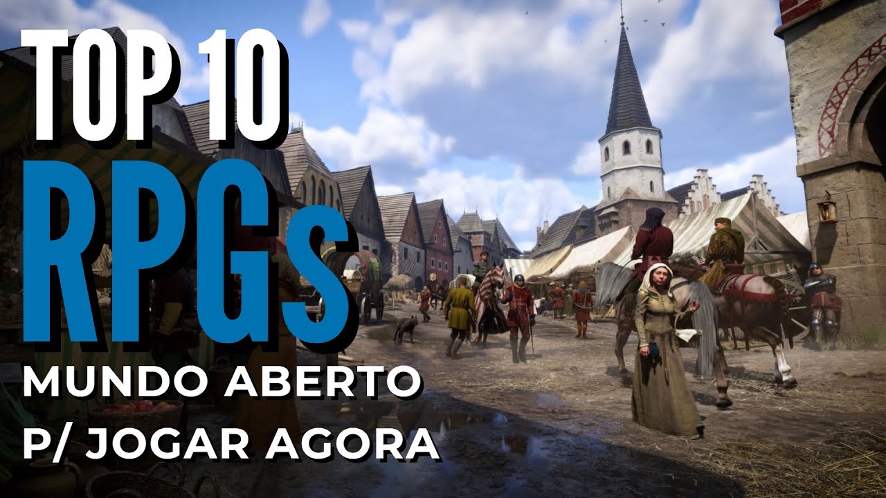 Top 10 RPGs Mundo Aberto para Jogar AGORA