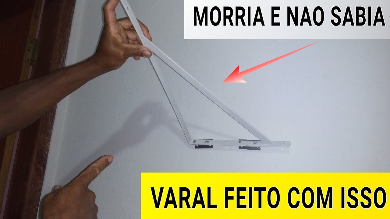 Ideia GENIAL,Varal articulado com cantoneira,,FAÇA VC TAMBÉM