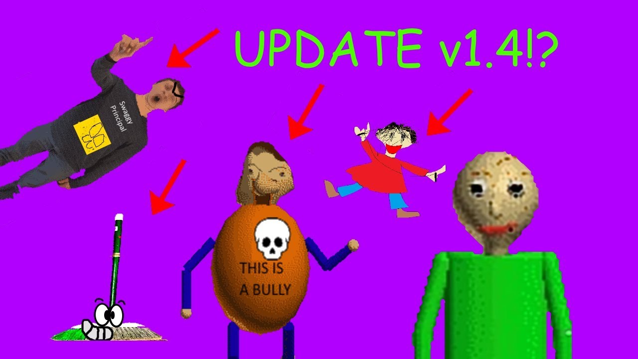 Baldi's Basics v1.4 Update!? (Baldi's Basics Mod Funny Cool)