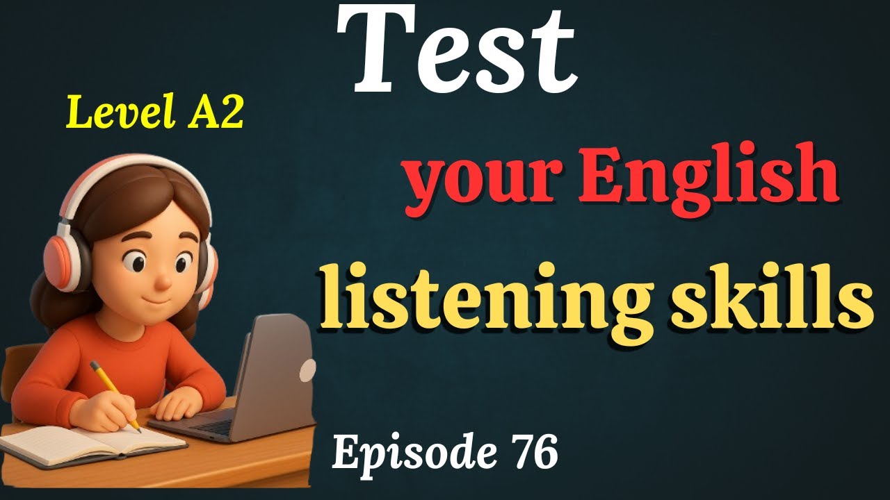 Практикуйте восприятие английского языка на слух и изучайте новую лексику с помощью теста на ауди...