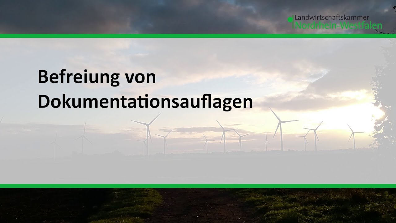 Düngung: Befreiung von Dokumentationsauflagen