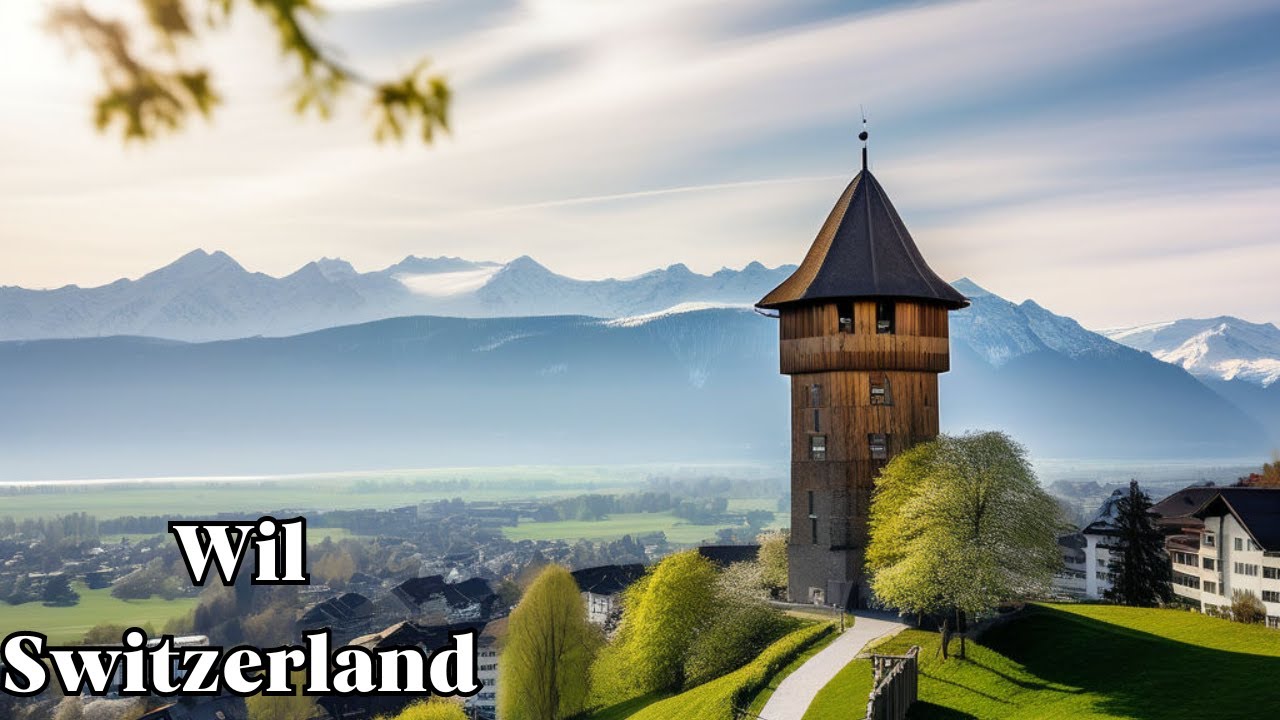 ВЕСЕННИЙ ДЕНЬ В ВИЛЬ, ШВЕЙЦАРИЯ 4K HDR