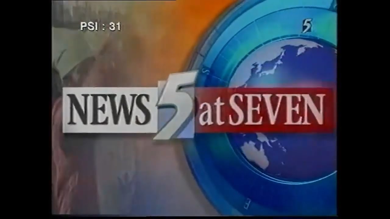 TCS Channel 5 - News 5 at Seven (1 August 1998)