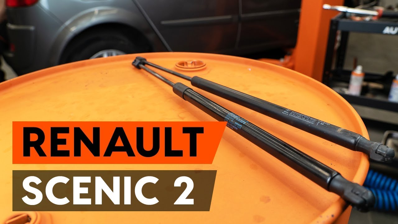 S&aring; byter du gasfj&auml;der baklucka p&aring; RENAULT SCENIC 2 (JM) [AUTODOC-LEKTION]