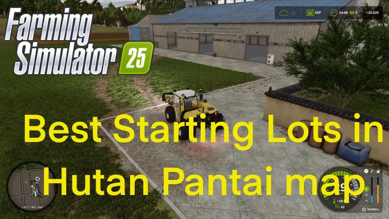 BEST Hutan Pantai starting lots for Farm Manager - Farming Simulator 25