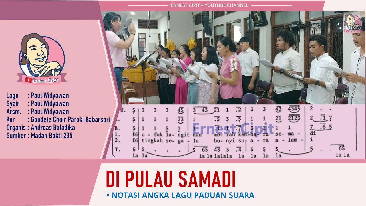 Di Pulau Samadi | Lagu Persembahan Misa Kunjungan Paus Ke Indonesia | Gaudete Choir