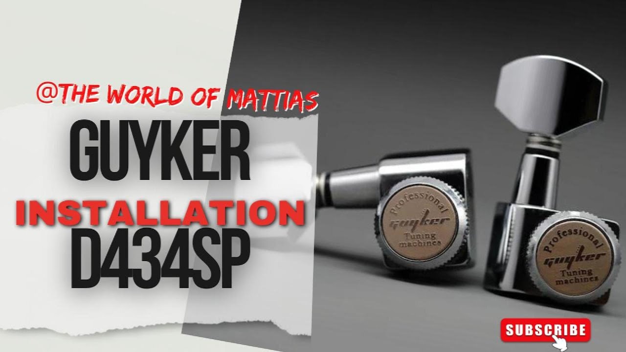 How to Install Guyker D434SP Tuners | Detailed Tutorial by @TheworldofMattias