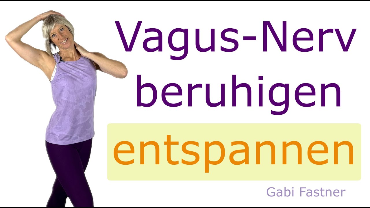 🍵 13 min. Vagusnerv beruhigen, dehnen und massieren | bewusstes Atmen | ohne Geräte, im Stehen