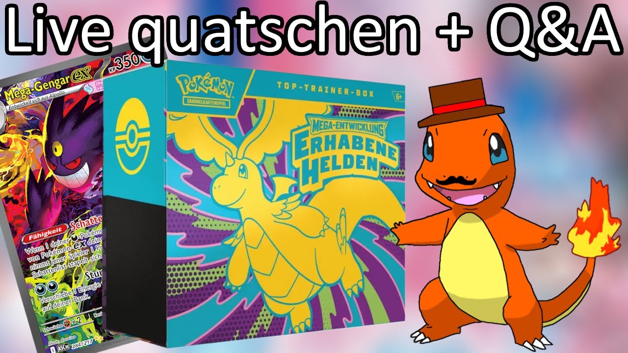 Chillig &uuml;ber Pokemon Karten quatschen + Q&A