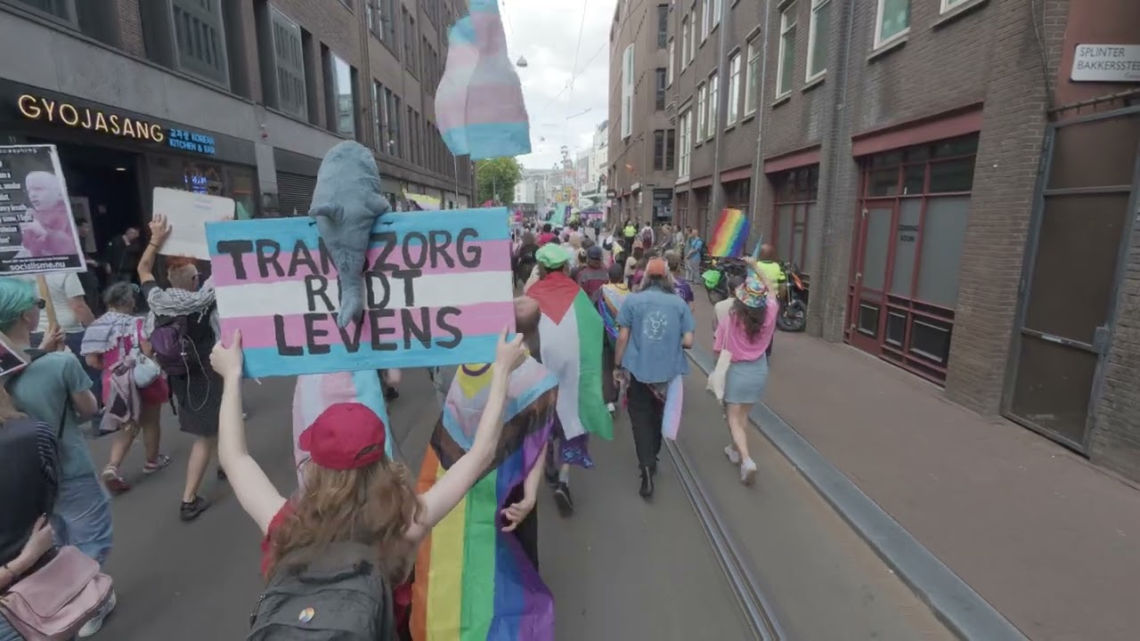 Trans Pride walk Amsterdam 2025