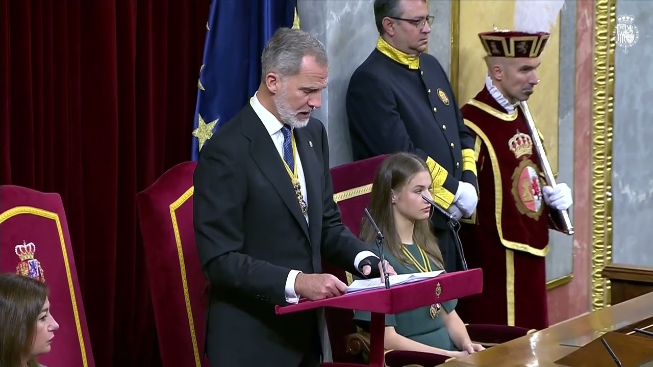 Palabras de Su Majestad el Rey en la apertura solemne de las Cortes Generales de la XV Legislatura