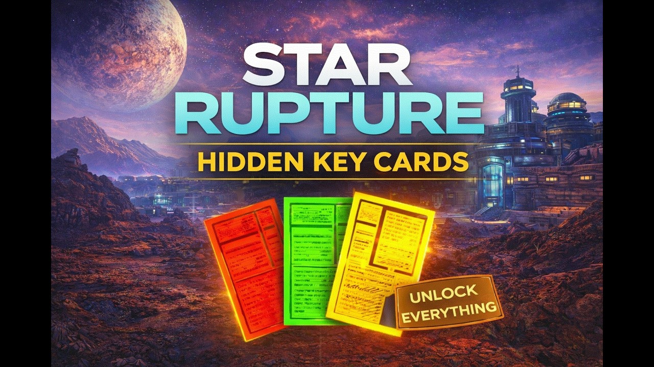 🔥 3 HIDDEN Key Cards That Unlock EVERYTHING in Star Rupture 😱 | CZ/SK | Sleduj ⁨@HKRIDERCZ⁩