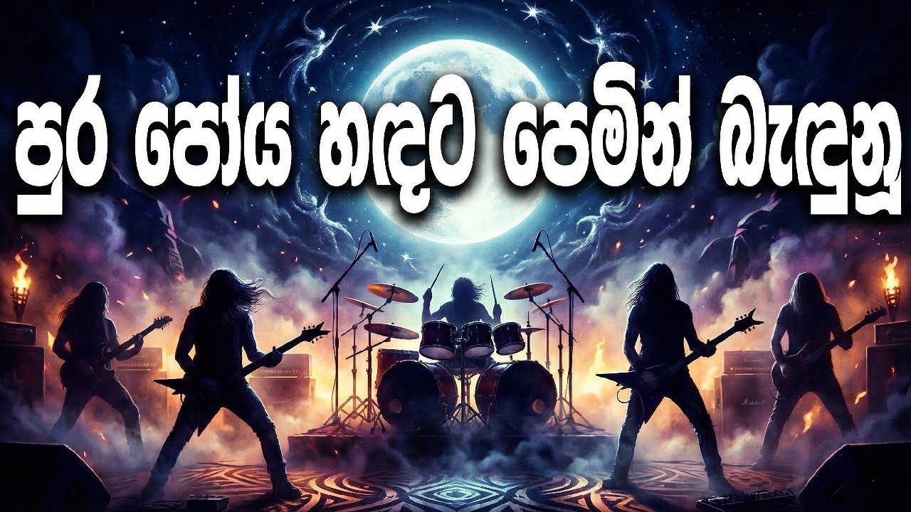 Pura Poya Handata (පුර පෝය හඳට) | Audio Yakku | Sinhala Tribal Rock Fusion
