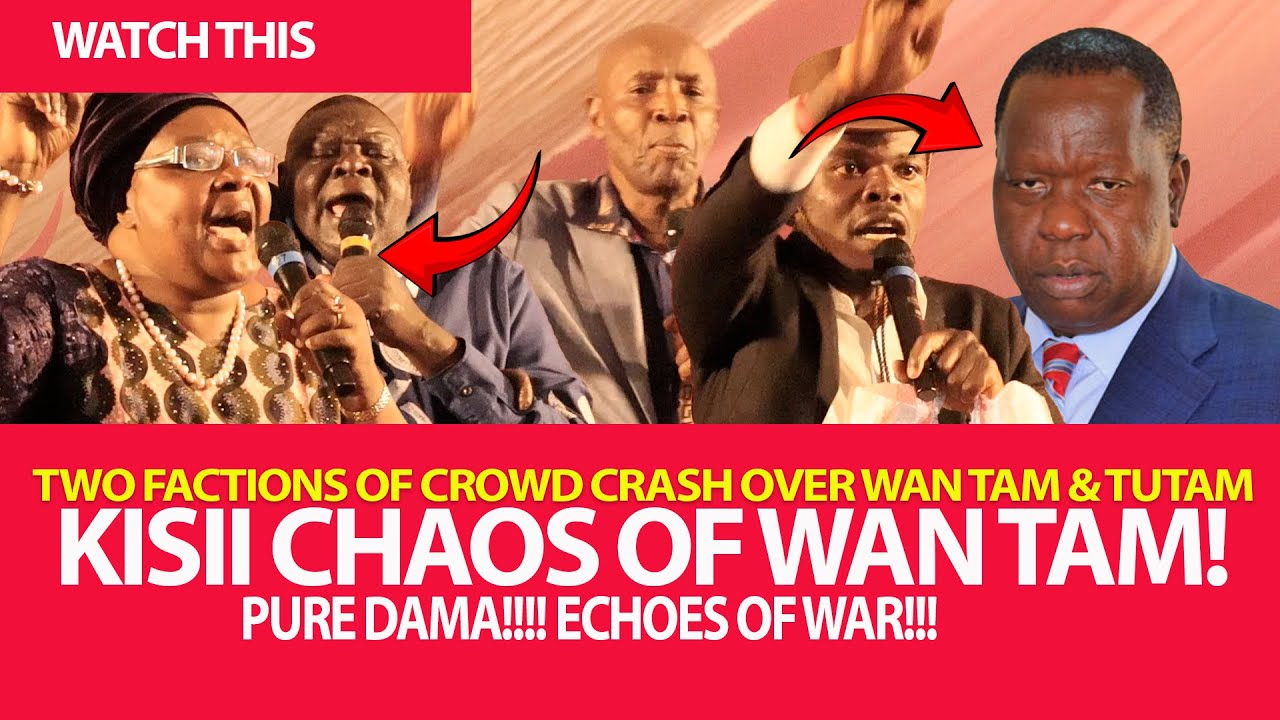 CHAOS OF WAN TAM! WATCH AND SEE HOW CHAOS ERRUPTED AT A FUNERAL AT AMARIBA, NYARIBARI CHACHE