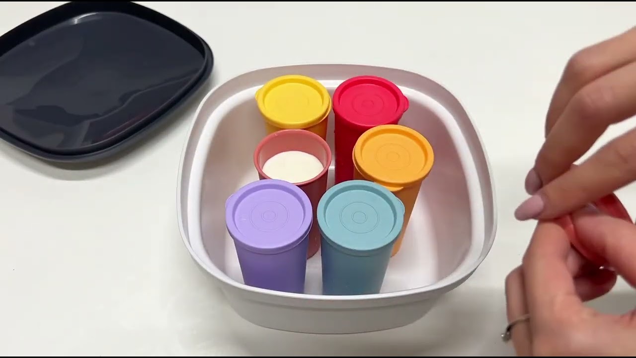 Стаканчики + ложечки Tupperware #йогурт #термосервирователь #tupperware