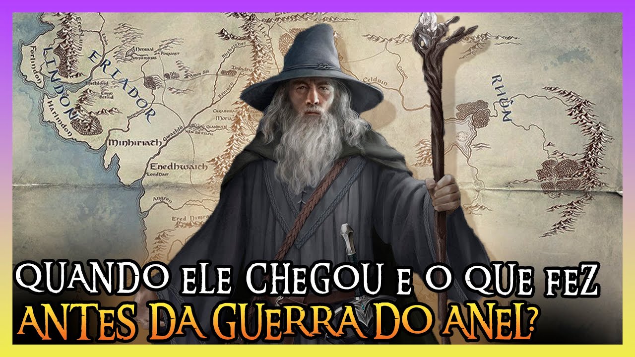 Por onde andou Gandalf antes de 