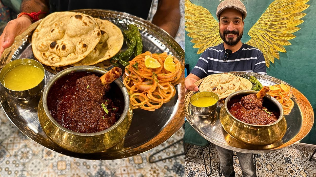 UP झाँसी मैं राजस्थान का लाल मास खाया है कभी | Hardworking Lady Making Desi Non-Veg in jhansi