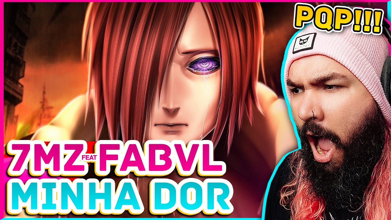 React - 7 Minutoz ft. Fabvl - Rap do Nagato (Naruto) - MINHA DOR | NERD HITS | Música Geek